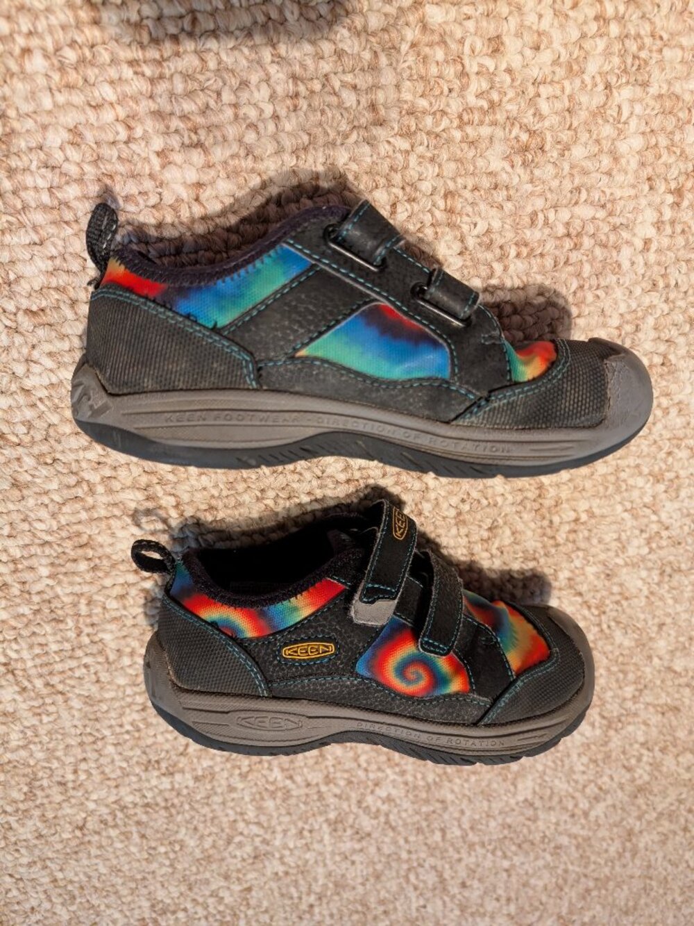 Keen toddler shoes, size 12T. Tie dye. Multi color. - Picture 5 of 11